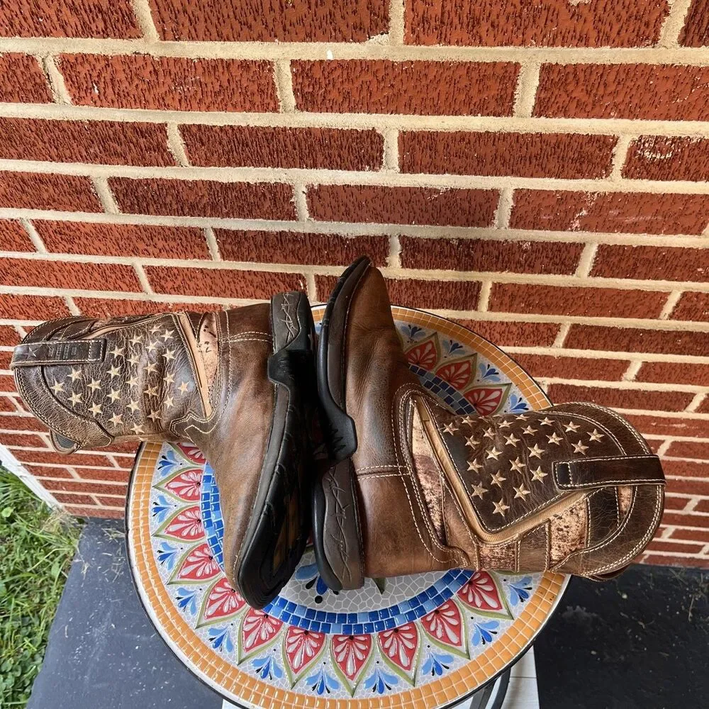 Cody James Mens ASE7 US 8 D Star Lite Performance Western Boots NEEDS INSOLES